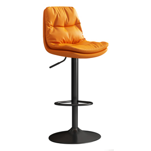 吧台椅升降酒吧椅子收银台家用吧椅靠背高凳子前台吧凳轻奢高脚凳