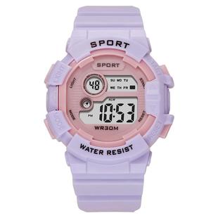 儿童电子手表女童男童中小学生初中生男孩子潮流闹钟计时夜光手表