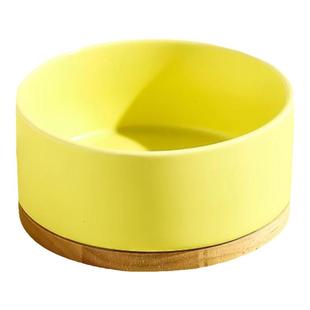 猫咪饮水机恒温加热水碗酸奶机宠物喝水四季通用狗狗保温实木底座