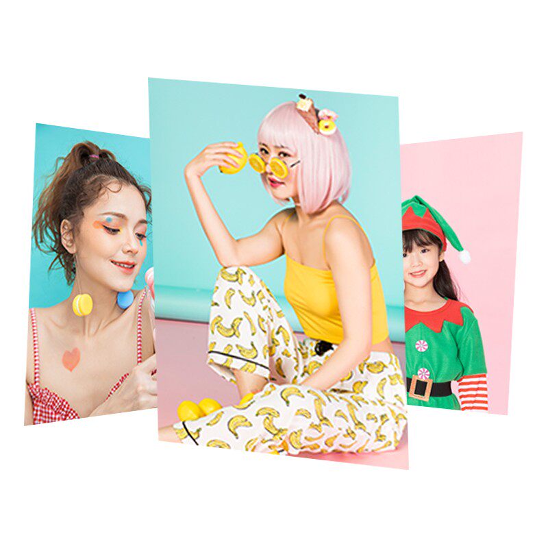 方形明星海报定制宿舍墙贴写真照片打印婚纱宝宝动漫美女广告贴纸