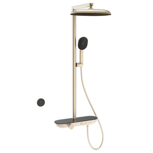 AXENT恩仕诺亚NOVIA明装恒温花洒套装家用大置物台轻智能款淋浴器