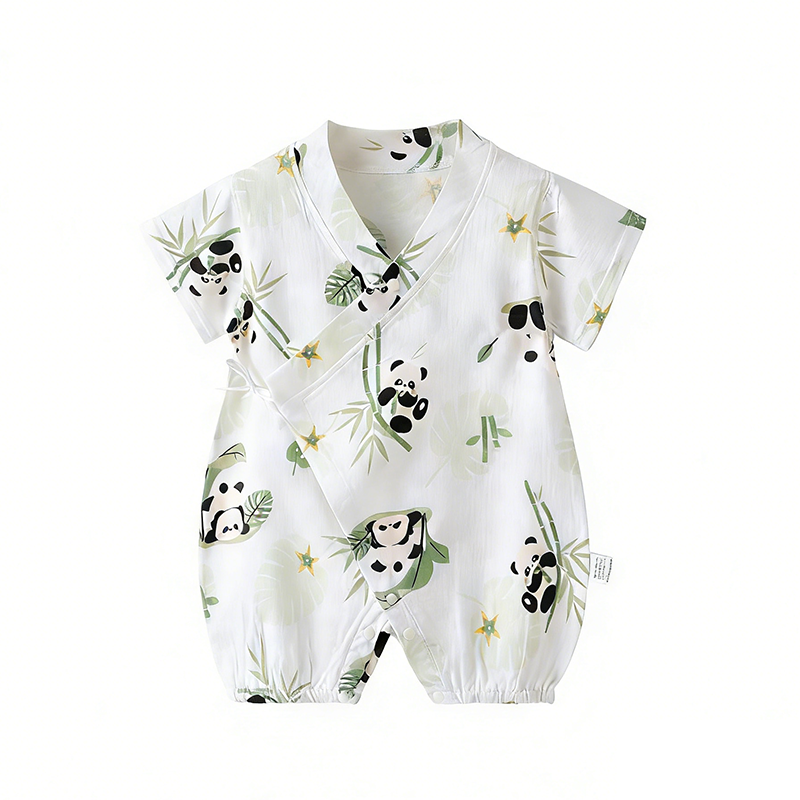 婴儿夏季薄款宝宝和尚服外出服