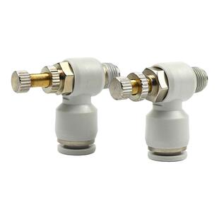 斯诺登气动节流阀接头调速阀SL4 SL6 SL8 SL10 SL12-M5 01 02 03