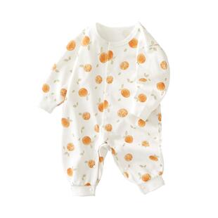 贝肽斯婴儿衣服秋季连体衣男女宝宝纯棉长袖睡衣新生儿爬服秋装S