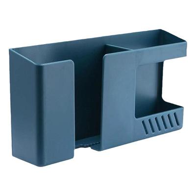 双格壁挂收纳盒床头手机充电支架