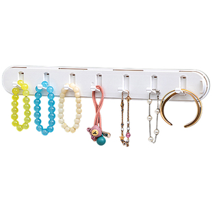 镜柜门后首饰收纳挂架壁挂式挂钩展示架饰品项链架子卫生间置物架