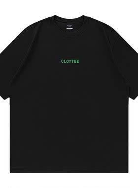 CLOTTEE by CLOT夏季基础速干大logo短袖T恤男宽松情侣休闲半袖W