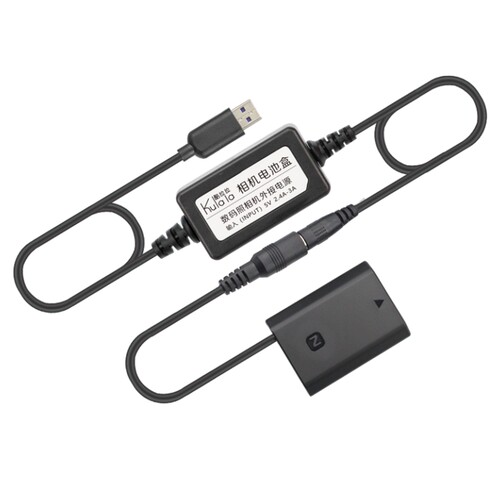 适用索尼相机FZ100假电池A7RM3/4/5/FX3/A9M2/A7C2/S3/A1外接电源