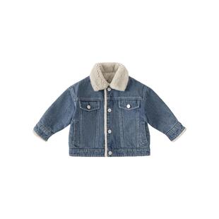 男童外套冬季2025新款夹克上衣女童牛仔外套童装儿童衣服宝宝冬装