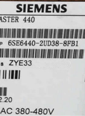 议价6SE6440-2UD38-8FB1，440 无滤波器 380-480V，6SE64402UD388