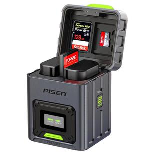 国家3C认证】品胜LP-E6NH相机电池充电器充电盒E6P适用佳能EOS R52 R6二代II R7 5D3 5D2 6D 7D 5ds R5充电仓