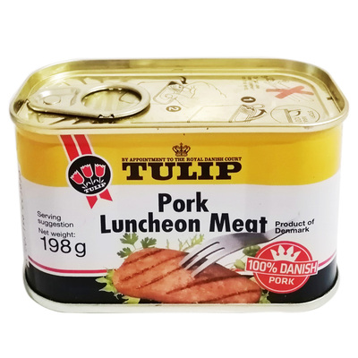 丹麦进口午餐肉罐头TULIP/郁金香