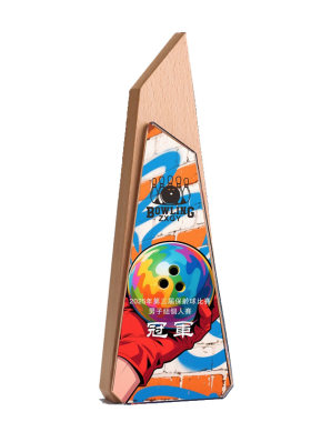 保龄球奖杯俱乐部比赛奖品定制