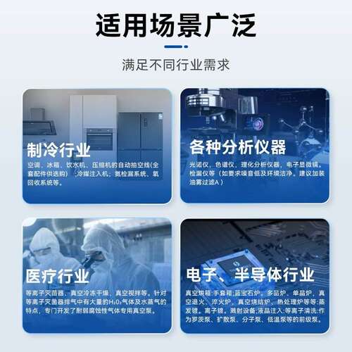 北京北仪优成TRP系列双级直联高速实验室抽真空油泵旋片式真空泵