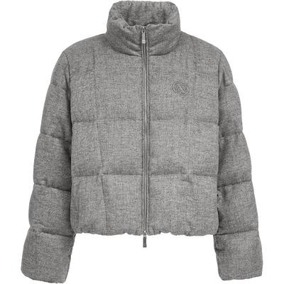 ONLY双向拉链90白鹅绒羽绒服