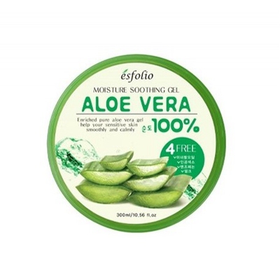 韩国aloevera100%芦荟胶补水