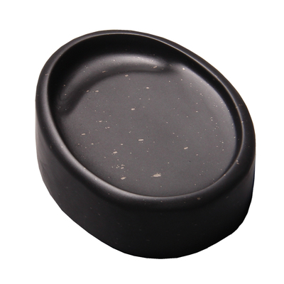 歙砚正宗金星掌小巧把玩型台