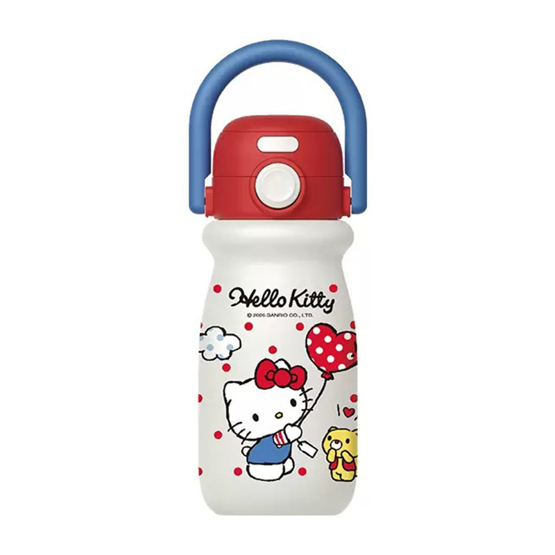 hellokitty保温杯女生316不锈钢学生水杯双饮杯儿童卡通杯子礼物
