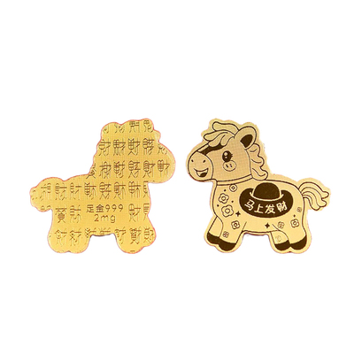 鎏金黄金手机贴镀999足金