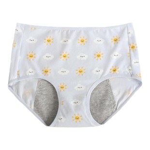 少女初潮卫生巾月经安心裤女童生理期安全内裤12岁例假防漏中大童