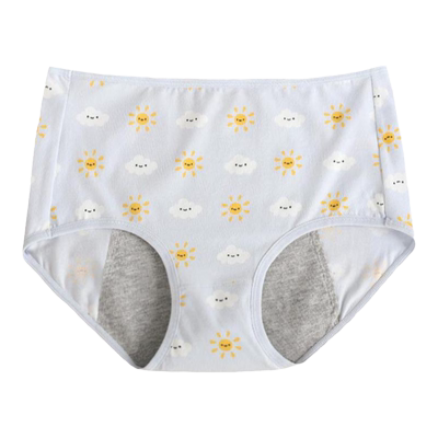 少女初潮卫生巾月经安心裤女童生理期安全内裤12岁例假防漏中大童