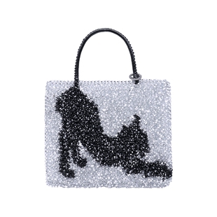 ANTEPRIMA/安蒂佩玛ANIMALECAT萌宠系列女士托特包手工编织手提包