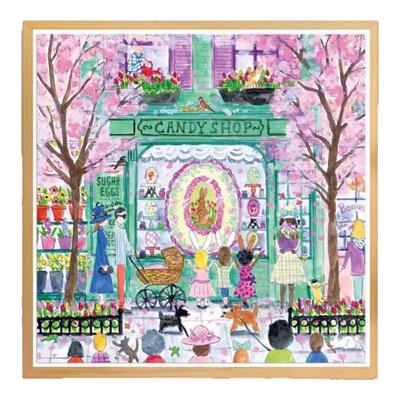 正品包邮 美国Galison进口成人益智拼图84699复活节糖果店500片方