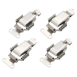 不锈钢锁扣搭扣卡扣扁嘴弹簧箱扣工具箱木箱固定扣加厚鸭嘴扣蜂箱