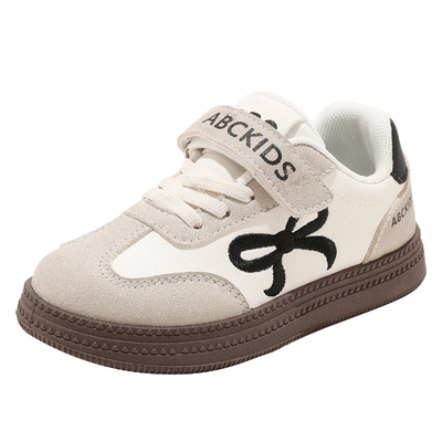 abckids儿童魔术贴防滑德训鞋