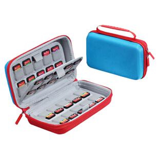 锦读Jemdo适用任天堂Switch卡带收纳包大容量80卡位游戏卡收纳盒ns卡包外出便携盒子oled卡盒保护壳套布配件