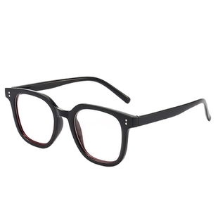 韩版黑框眼镜男款高级感大框显瘦近视可配度数素颜平光眼镜框架女