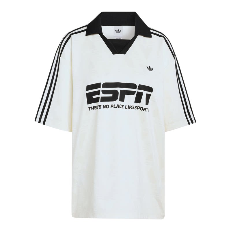 adidas阿迪达斯三叶草女子FOOTBALL JERSEY运动休闲短袖T恤KD2966