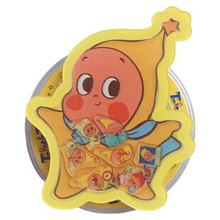 可爱月亮星星人摇摇乐手机磁吸气囊支架可伸缩适用magsafe指环扣