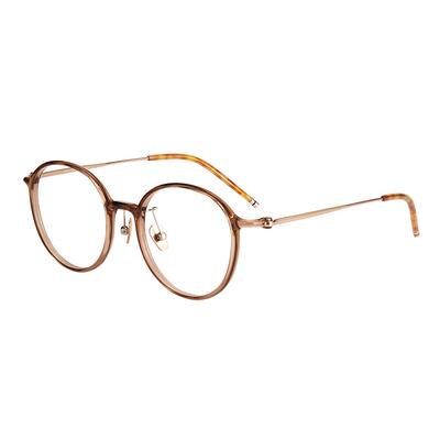 目戏素颜近视眼镜女钛腿