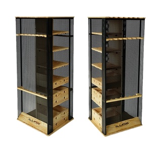 爱路亚专业多功能渔具展架柜鱼竿店家用展示架收纳摆放高档台钓杆