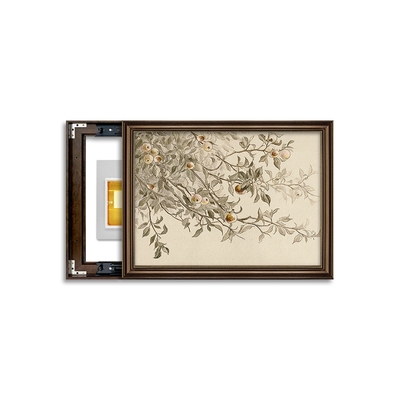 法式中古风电表箱装饰画复