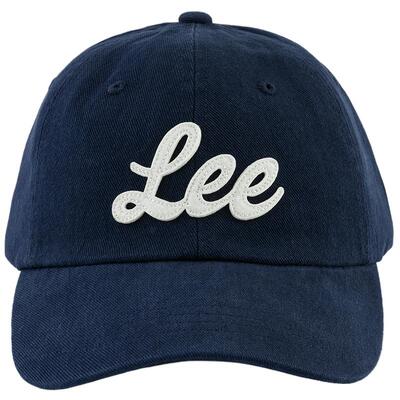 Lee韩国设计26春夏新鸭舌帽男女同款藏青色棒球帽LUA012616211042
