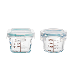 冻汤盒冷冻分装盒玻璃保鲜盒食品级冰箱专用储存盒高汤密封收纳盒