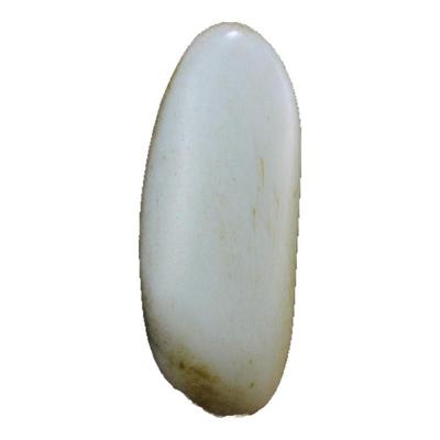 和田玉褐皮白玉把件籽料原石独籽