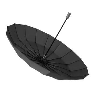 32骨手动雨伞加大加厚加固抗风暴伞男士折叠黑胶防晒伞女晴雨两用