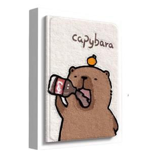 适用苹果ipad9平板保护壳ipadmini7保护套ipadpro带笔槽一体ipadair5新款2024水豚10防摔mini6可爱外壳杰02