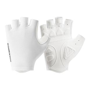 洛克兄弟骑行手套短指减震公路自行车山地车运动手套半指夏季男女