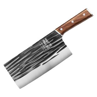 90CR18钢菜刀手工锻打斩切两用刀锰钢切菜砍骨刀具高硬度家用菜刀