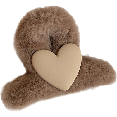 秋冬毛绒抓夹！饱满后脑勺发夹