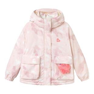 【奶噗噗IP】巴拉巴拉童装女童羽绒服2026新款冬装萌加厚保暖外套