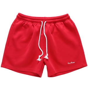 三分裤男夏季潮牌运动跑步短裤太空棉纯色小短裤3分韩版修身大码