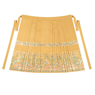 风间林【寸心】原创敦煌风织金仿妆花明制马面裙国风新中式半身裙