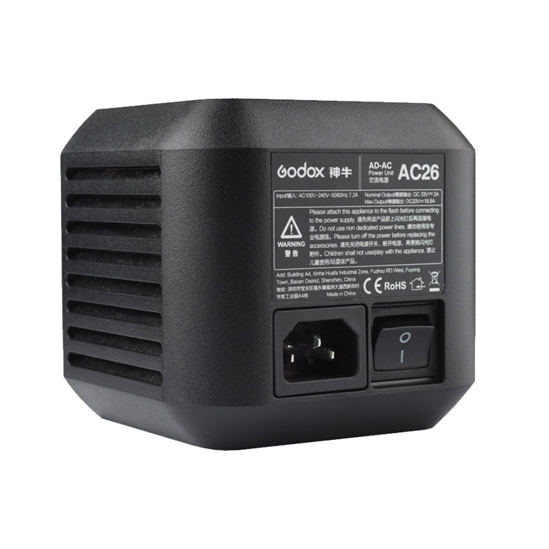 神牛AD600Pro外拍灯 AC26交流适配器 外拍灯配件