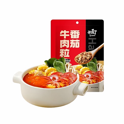 海底捞番茄牛肉粒捞派捞面