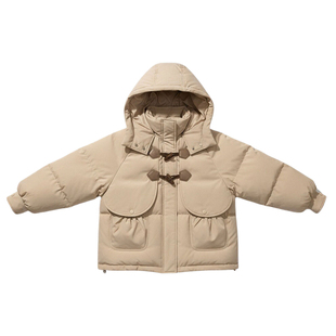 胖mm大码女装韩系超好看羽绒棉服女冬季显瘦牛角扣设计感加厚外套